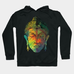 Buddha on pipal leaf Hoodie